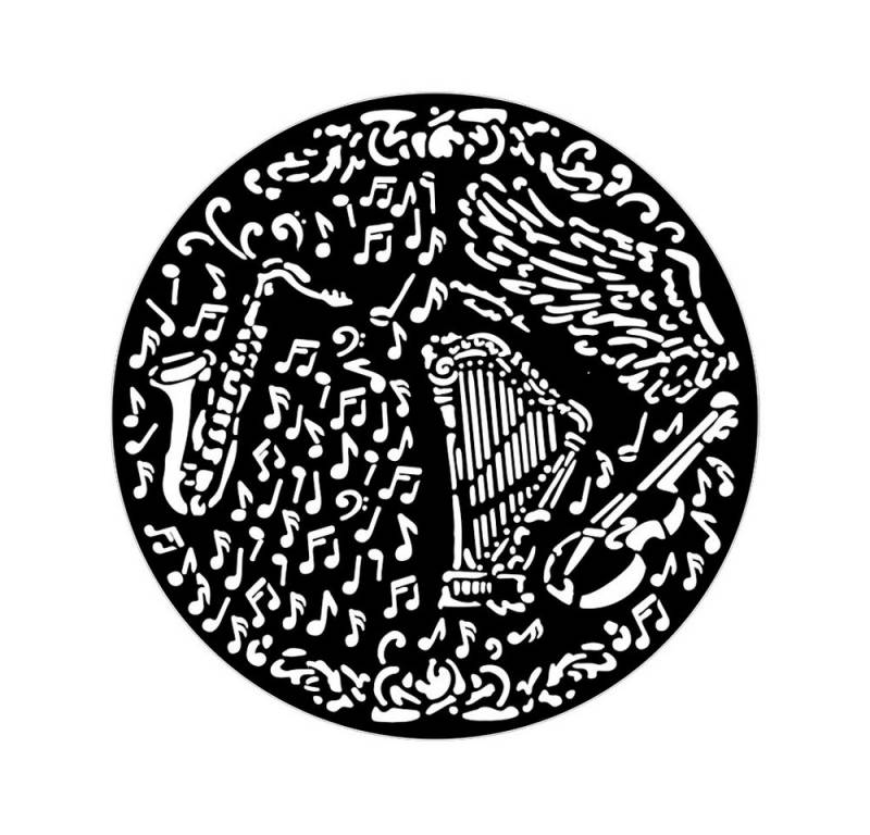 Stamperia Malschablone Music, Schablone von Stamperia