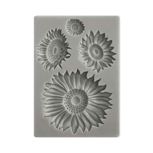 Stamperia Silikonform Sunflower Art Sonnenblumen A6 von Stamperia