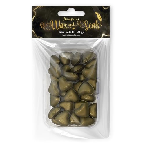 Stamperia WAXC18 and Seals Wax Refill, Old Gold, One Size, 7 Count von Stamperia