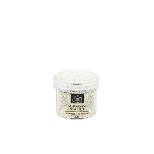 Stamperia WY04 Embossing Powder, Sparkling Snow, 4 x 0,5 x 4 cm von Stamperia