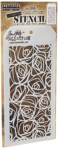 Stempel'Anonymous Tim Holtz Schablonen zum Aufstecken, Grafikmuster/Scribbles von Stampers Anonymous