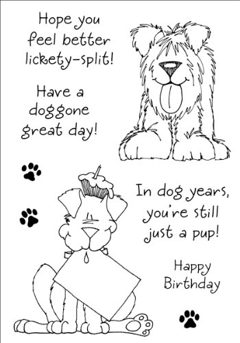 Stampers Anonymous Inky Antics Stempel-Set, 10,2 x 15,2 cm, Motiv Delightful Dogs #1", transparent, Sonstige, Mehrfarbig, 0.5 x 11.43 x 20.32 cm Stampers Anonymous Inky Antics Stempel-Set, 10,2 x 15,2 cm, Motiv Delightful Dogs #1", transparent, Sonstige, Mehrfarbig, 0.5 x 11.43 x 20.32 cm von Stampers Anonymous