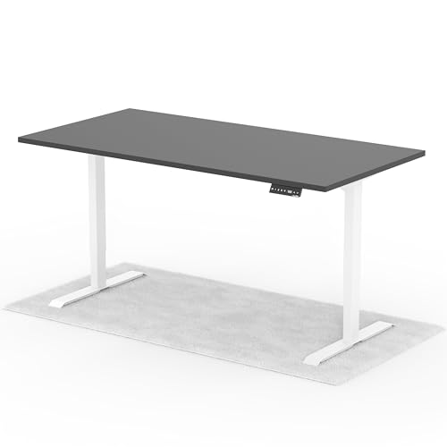 Standable Desk Höhenverstellbarer Schreibtisch 180 x 90 cm I elektrischer Office Table mit 4 Speicherstufen I Schreibtisch höheneinstellbar 70-120 cm I ergonomischer Büro-Tisch von Standable
