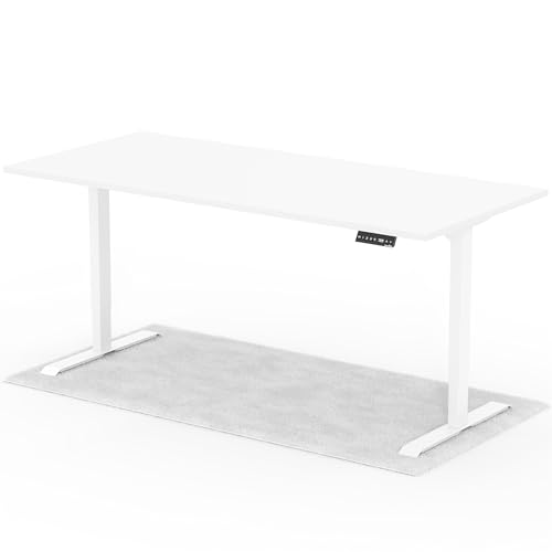 Standable Desk Höhenverstellbarer Schreibtisch 200 x 90 cm I elektrischer Office Table mit 4 Speicherstufen I Schreibtisch höheneinstellbar 70-120 cm I ergonomischer Büro-Tisch von Standable