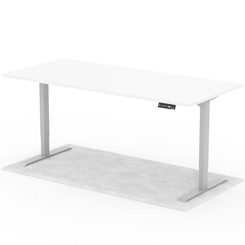 Standable Desk Höhenverstellbarer Schreibtisch 200 x 90 cm I elektrischer Office Table mit 4 Speicherstufen I Schreibtisch höheneinstellbar 70-120 cm I ergonomischer Büro-Tisch von Standable