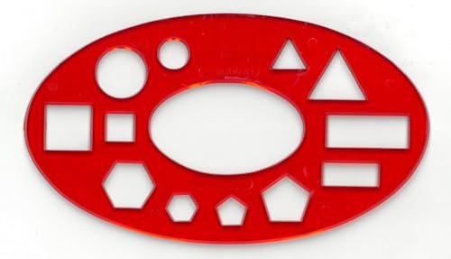 Mengenlehre Schablone oval von Standardgraph