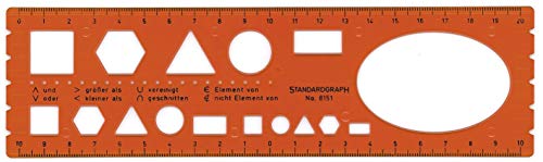 Standardgraph Schablone 8151 Mengenlehre von Standardgraph