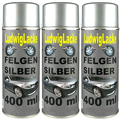 Standardspray 3 Spraydosen Felgensilber a 400 ml je Spraydose Standardspray 3 Spraydosen Felgensilber a 400 ml je Spraydose von LudwigLacke