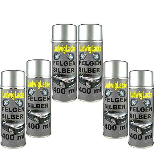 Standardspray 6 Felgensilber Spray a 400 ml von Standardspray