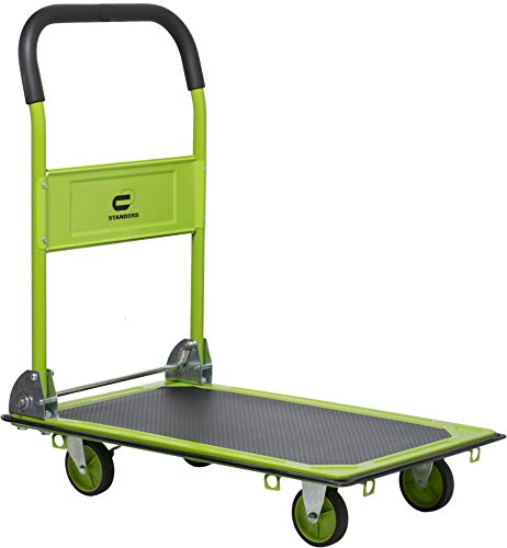 STANDERS - Plattformwagen - Klappwagen- Manövrierwagen - Faltbar - Ergonomische Gummigriffe - 100kg von STANDERS