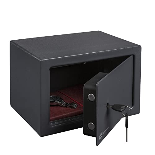 STANDERS - Tresor Safe mit Schlüssel-Schloss - 9L - 18 x 20 x 28 cm - Wandtresor - Tresor mit Schloss von STANDERS