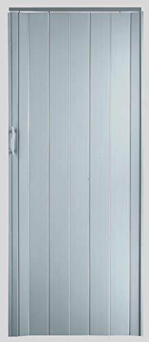 Falttür Schiebetür Farbe Edelstahl Look Höhe 202 cm Einbaubreite bis 84 cm Doppelwandprofil Neu von Standom