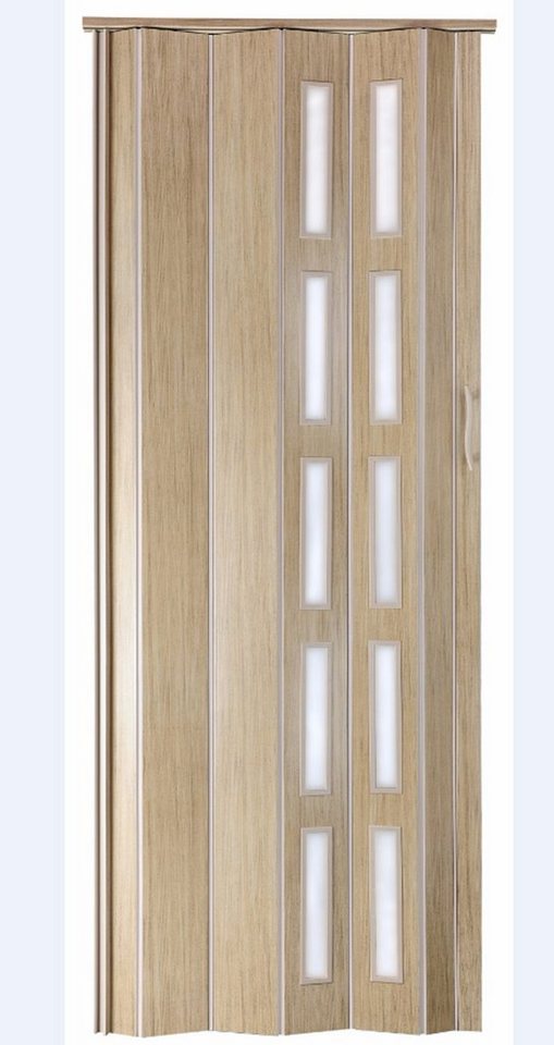 Standom Falttür Schiebetür Eiche hell Fenster H. 201 cm für Türbreite bis 94 cm st5 (1 Karton, 1-St., 1 Set), teils vormontiert Standom Falttür Schiebetür Eiche hell Fenster H. 201 cm für Türbreite bis 94 cm st5 (1 Karton, 1-St., 1 Set), teils vormontiert von Standom