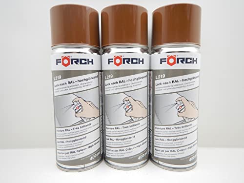 FÖRCH KUPFERBRAUN BRAUN KUPFER RAL 8004 LACK LACKSPRAY SPRAY SPRAYDOSE 400ML (3) von Standox