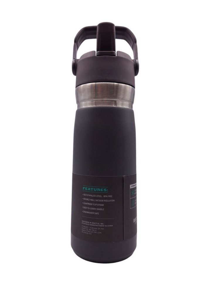 Stanley 1913 Thermoflasche Stanley Iceflow Flip Straw Water Bottle 0,65 Liter grau, Flip Straw, Tragegriff von Stanley 1913