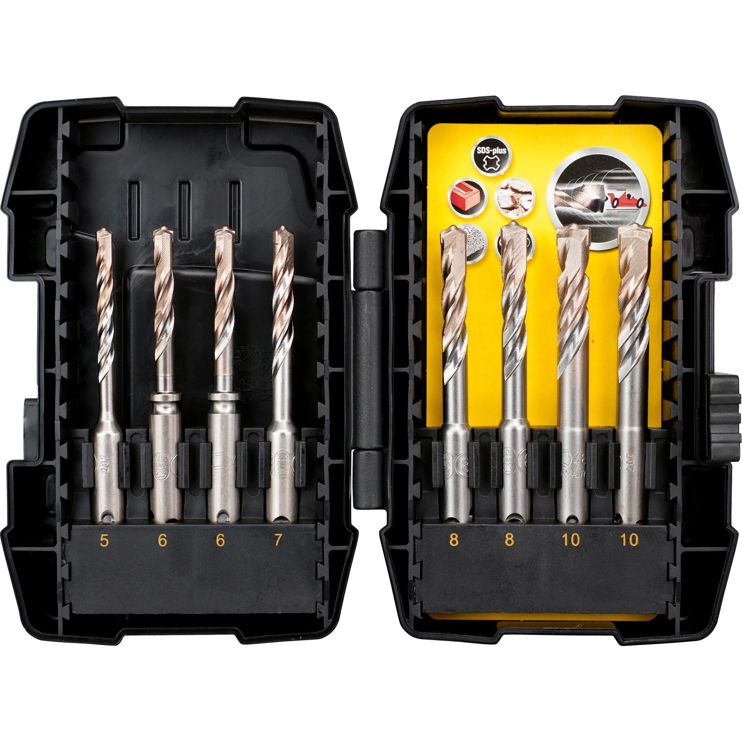 Stanley FatMax 8tlg. SDS Plus-Bohrerset in Minisafe-Box von Stanley FatMax