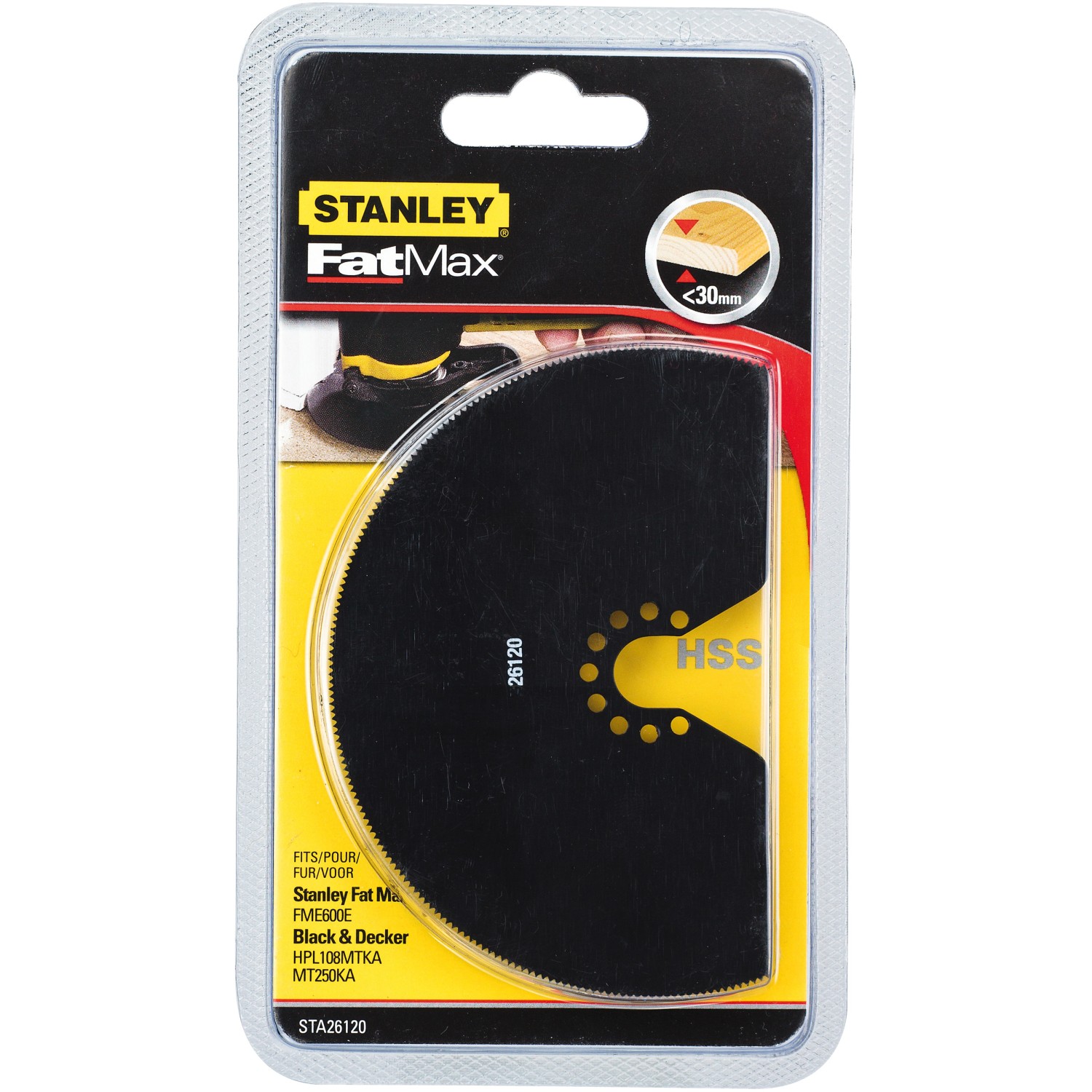 Stanley FatMax HSS Segment-Sägeblatt STA26120 Ø 100 mm von Stanley FatMax