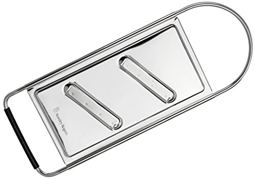 Stanley Rogers Gurkenhobel 30,5 cm, Gemüsehobel mit scharfen Klingen und Antirutsch-Fläche, formschönes Design, 2 aufgesetzte Klingen (Farbe: Silber/Schwarz), Menge: 1 Stück von Stanley Rogers