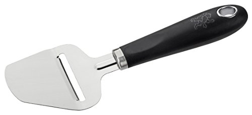 Stanley Rogers Käsehobel 21,5 cm, Küchenhelfer mit ergonomischen Premium-Softtouch-Griff, Käsehobel mit Funktionsteil aus Edelstahl (Farbe: Silber/Schwarz), Menge: 1 Stück von Stanley Rogers