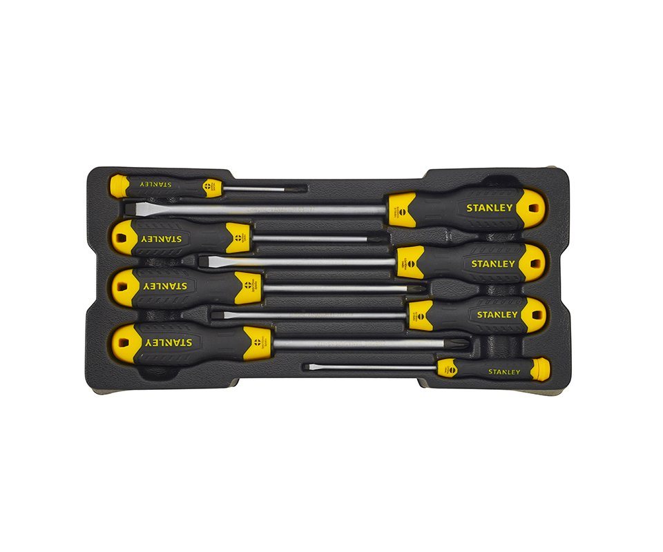 Stanley by Black & Decker Schraubendreher STMT1-74181 Schraubendreher-Set CushionGrip 8-tlg von Stanley by Black & Decker