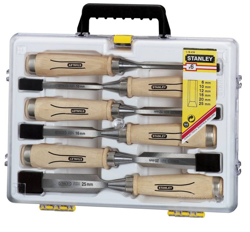 Stanley by Black & Decker Stechbeitel 1-16-416 Bailey, Set 6-tlg, (6-tlg) von Stanley by Black & Decker