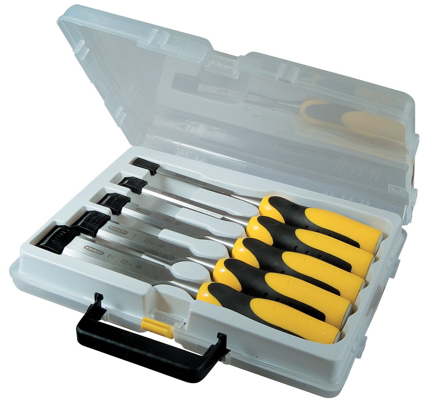 Stanley by Black & Decker Stechbeitel 2-16-888 Dynagrip, Set 5-tlg, (5-tlg) von Stanley by Black & Decker