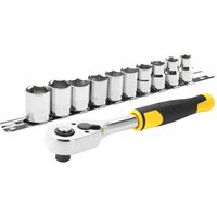 Stanley - 11-teiliger ratschensatz 3/8' plus steckschlÜssel stmt82670-0 Stanley - 11-teiliger ratschensatz 3/8' plus steckschlÜssel stmt82670-0 von Stanley