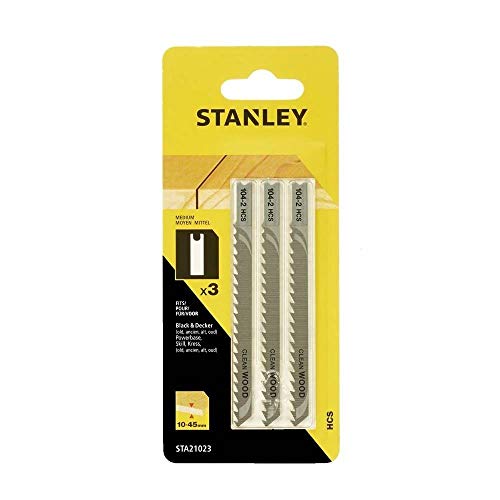 3 hojas HCS para corte fino y recto von Stanley