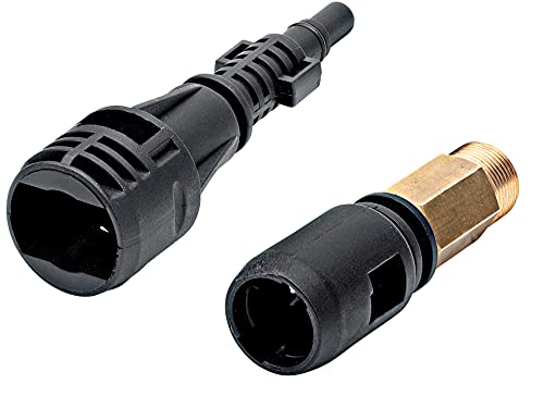 Adaptersatz für Stanley Hochdruckreiniger mit Zubehör Anderer Marken Adapter für Hochdruckreiniger Schwarz von Stanley