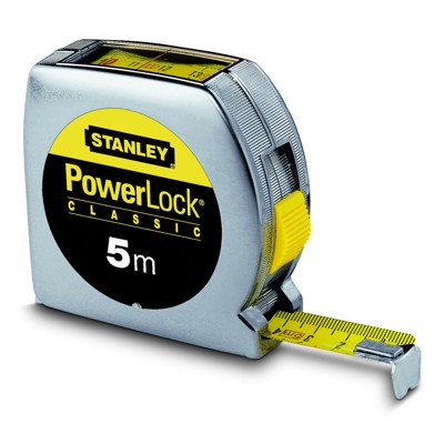 Bandmaß Powerlock Kunststoff 5m x 19mm Bandmaß Powerlock Kunststoff 5m x 19mm von Stanley