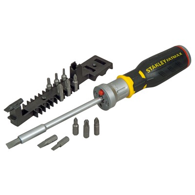 Bit-Schraubendreher-Set FatMax mit 12 Bits und LED von Stanley