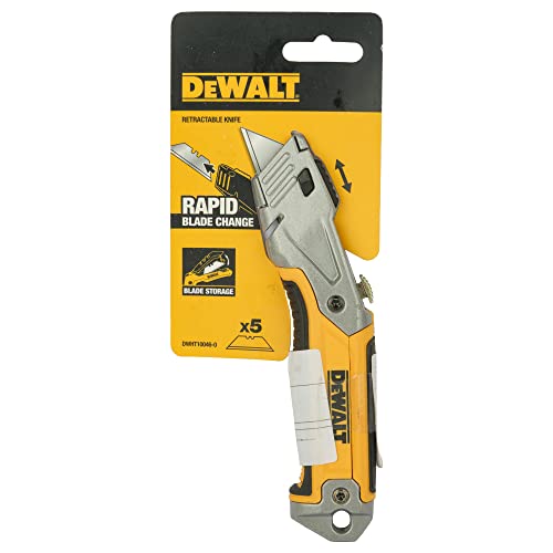 DEWALT Dewa Messer einziehb. Klinge Metall DWHT10046-0, Black von DEWALT