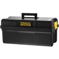 Stanley - fatmax Werkzeugbox mit Tritt, 3-in-1 - Aufbewahrung, Tritt und erhöhte Trage von Stanley