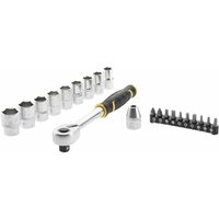 Zestaw kluczy 21el. 1/2' nasadki + bity - Stanley Zestaw kluczy 21el. 1/2' nasadki + bity - Stanley von Stanley