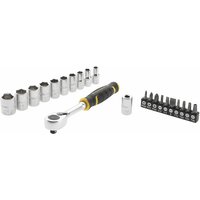 Ratschensatz 1/4" 120 Zähne + Spitzen STANLEY FATMAX FMMT82679-0 Ratschensatz 1/4" 120 Zähne + Spitzen STANLEY FATMAX FMMT82679-0 von Stanley