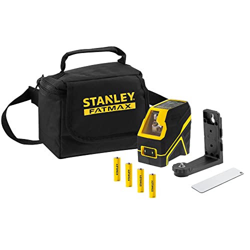 Stanley FatMax Kreuz- & Linienlaser FCL-G grün FMHT77586-1 (mit grüner Laser-Diode, horizontale & vertikale Linie, einzeln zuschaltbar, selbstnivellierend, Laserklasse 2, IP54, inkl. Zubehör & Tasche) von STANLEY FATMAX