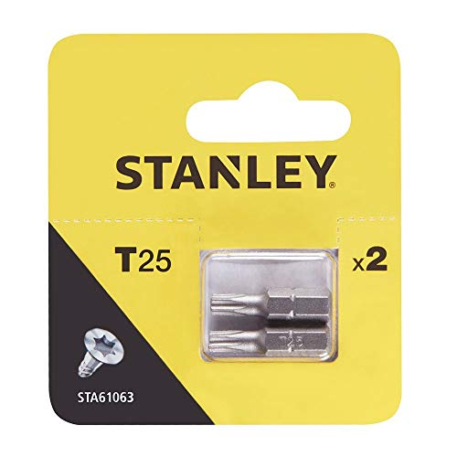 2 puntas Torx 25mm T25 von Stanley