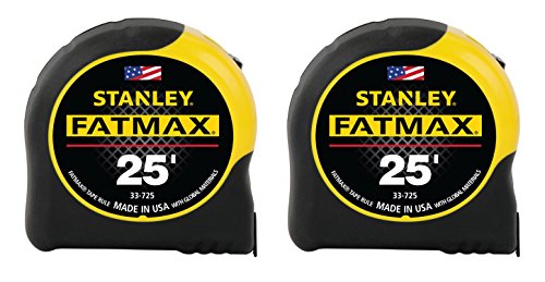 STANLEY FMHT74038A FATMAX Maßband, 25 Fuß, Gelb, 2 Stück von Stanley