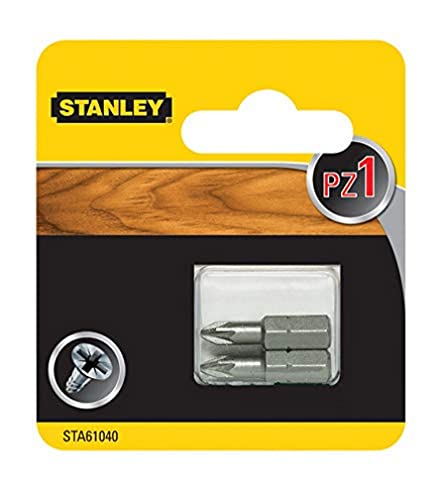 STANLEY STA61040-XJ 2 puntas Pozidriv Pz1 25mm, One Size von Stanley