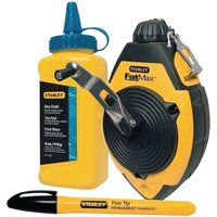 STANLEY Schlagschnurset FATMAX Schnur-L.30m Kunststoffgehäuse Schnelleinzug 3:1 von Stanley