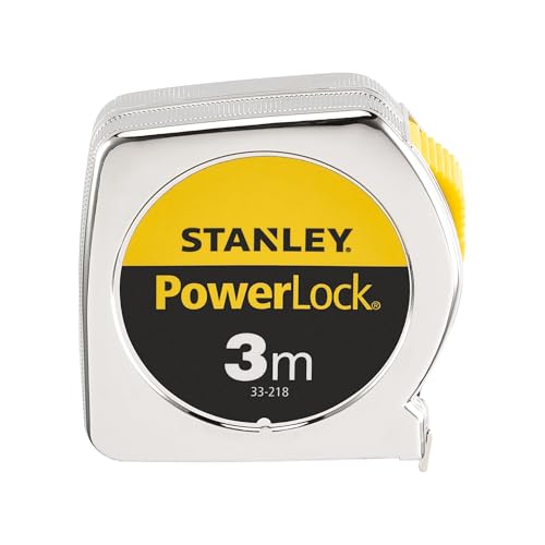 Stanley Bandmaß / Messband Powerlock (aus Metall, 3 m lang, mit Gürtelclip, extra starkes Band, gebogen, beidseitige Skala, Mylar-Schutzschicht, Endhaken zweifach vernietet) 1-33-218 Stanley Bandmaß / Messband Powerlock (aus Metall, 3 m lang, mit Gürtelclip, extra starkes Band, gebogen, beidseitige Skala, Mylar-Schutzschicht, Endhaken zweifach vernietet) 1-33-218 von Stanley