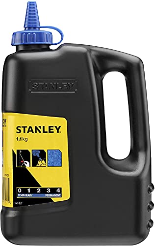 Stanley 1-47-917 Schlagschnurkreide (1.1 kg, für vielseitigen Einsatz, in Kunststoffdose) von Stanley