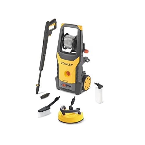 Stanley 14142 Universal-Hochdruckreiniger mit Mini-Terrasse und fester Bürste, 1800 W Stanley 14142 Universal-Hochdruckreiniger mit Mini-Terrasse und fester Bürste, 1800 W von Stanley