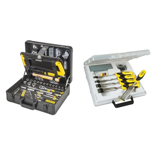Stanley 142-teiliges Werkzeug-Set STMT98109-1 & Dynagrip Meißel + Strike Cap 5-teiliges Set + Access - STA516421 von Stanley