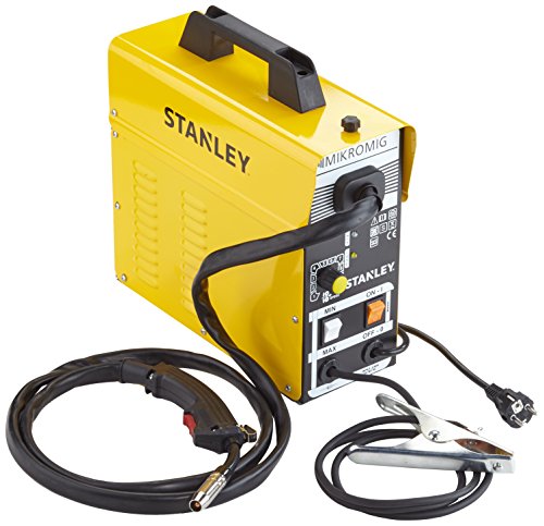 Stanley 460215 Mikromig MIG/MAG-Schweißgerät/Schweißmaschine, halbautomatisch, 90 A von Stanley