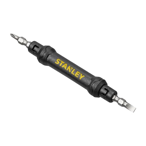 Stanley 66–344 M 4-in-1 Taschen-Schraubendreher,+PH1-4mm(5/32") ,+PH0-3mm(1/8") von Stanley