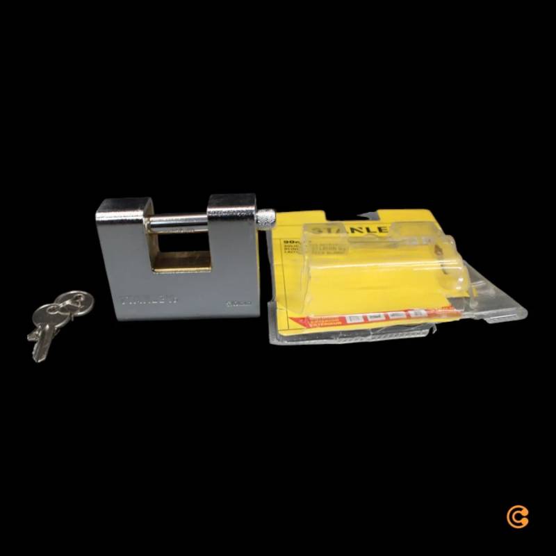 B-Ware Stanley 81082 372 401 Vorhängeschloss Schließvorrichtung Schloss 90mm Schlüssel B-Ware Stanley 81082 372 401 Vorhängeschloss Schließvorrichtung Schloss 90mm Schlüssel von Stanley