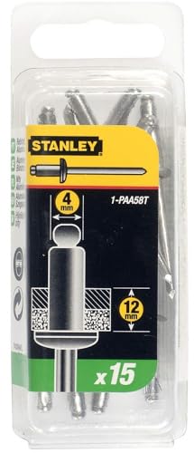 Stanley Aluminiumnieten (4 x 12,5 mm) 15 Stück von Stanley