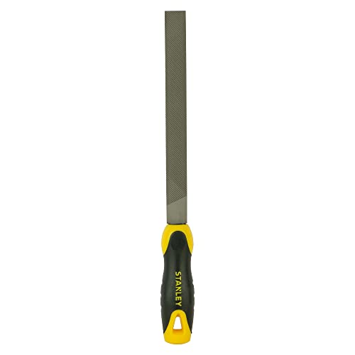 Stanley Ansatzfeile, Hieb 1 (200 mm Klingenlänge, Karbon-Stahl, ergonomischer Handgriff, Griffaussparung) 0-22-441 von Stanley