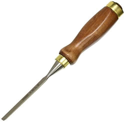 Stanley Bailey Stechbeitel, 6mm Eisenbreite, 125mm Eisenlänge, Kunststoff-Kappe, nachschärfbar, 2-16-382 von Stanley